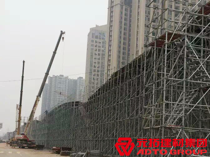 建筑施工承插型盤扣式腳手架一噸每天多少租金？